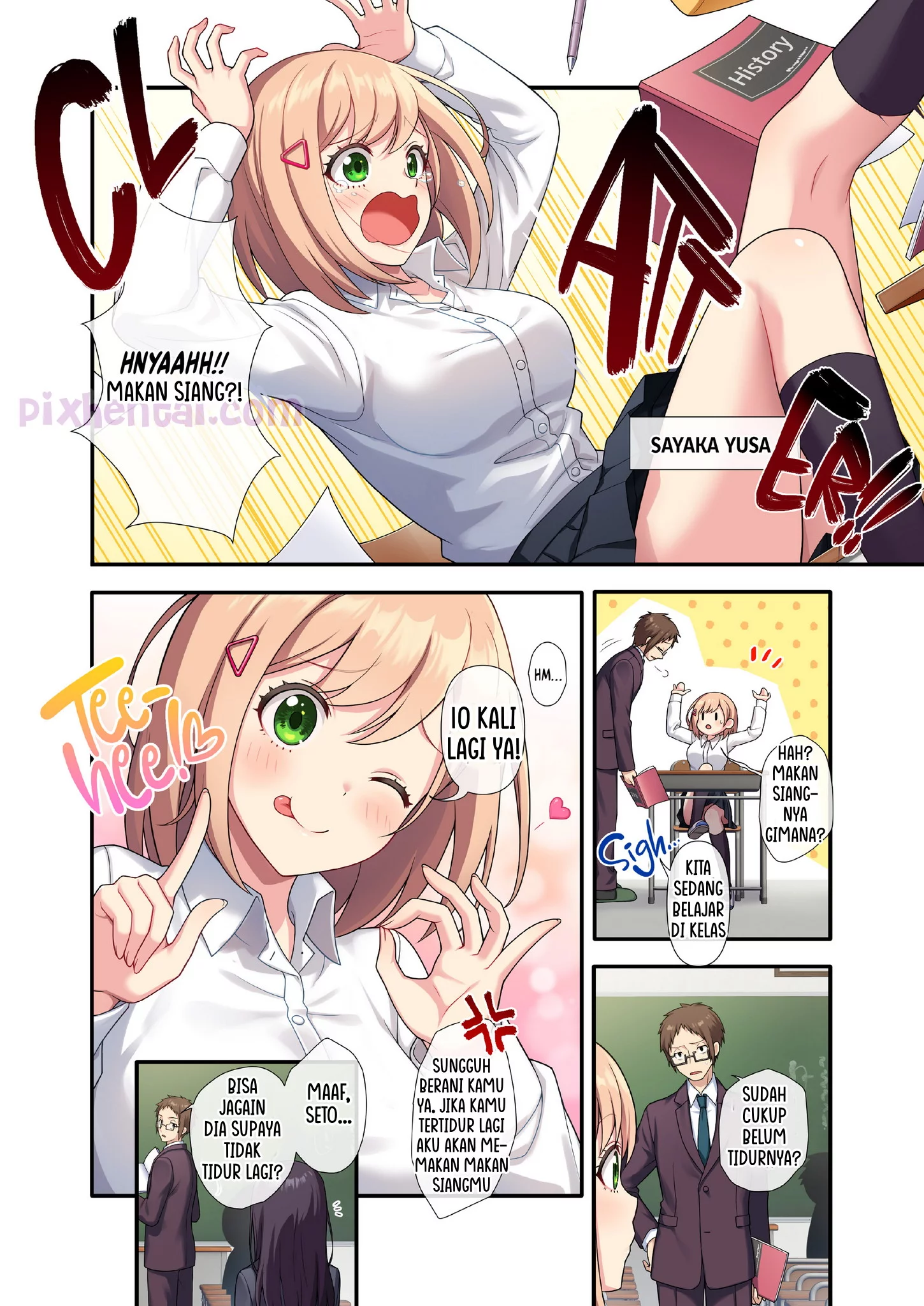 Komik hentai xxx manga sex bokep Seduced by My Busty Student 3